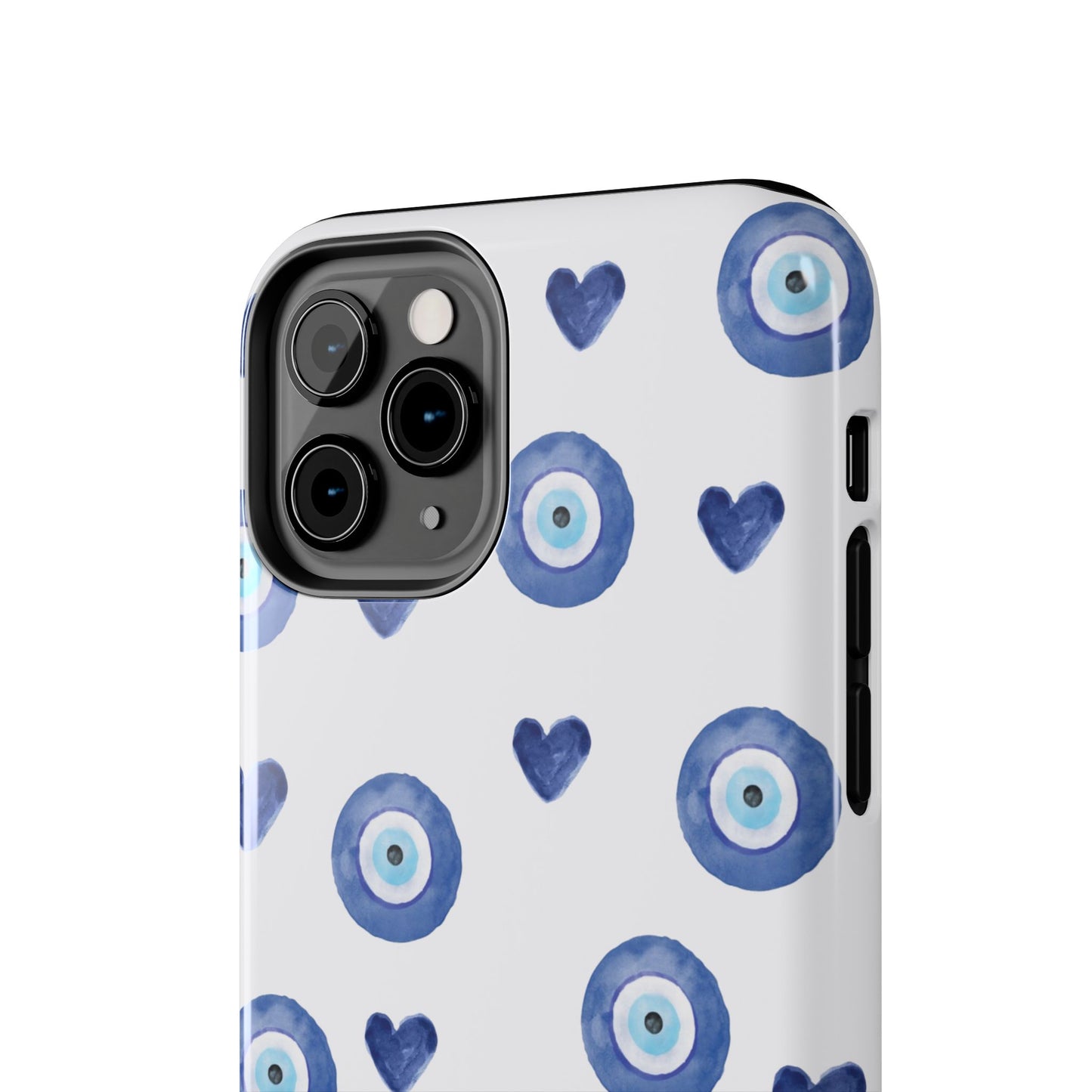 Blue Hearts with Protection Phone Case