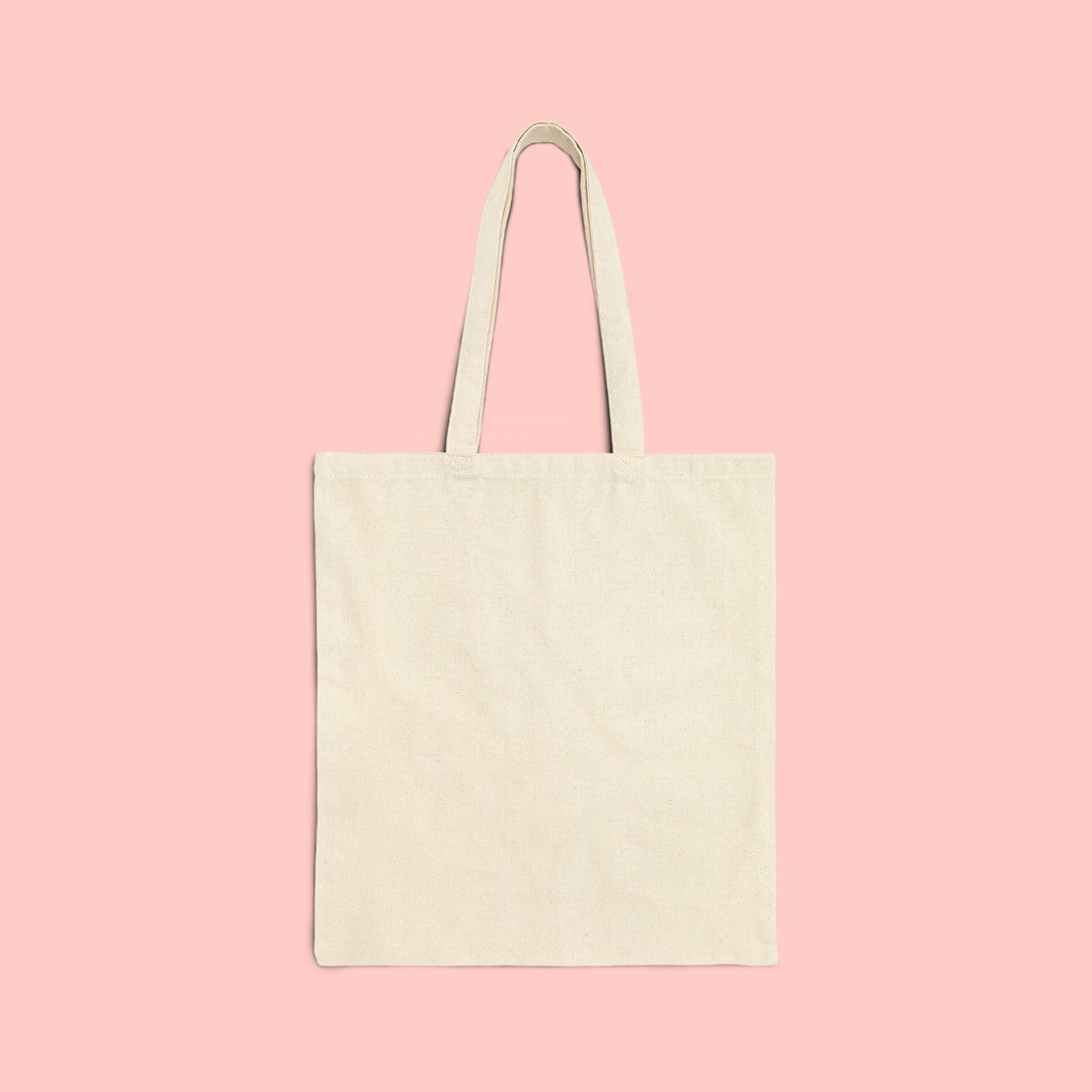 Cotton Canvas Tote Bag - First, Coffee