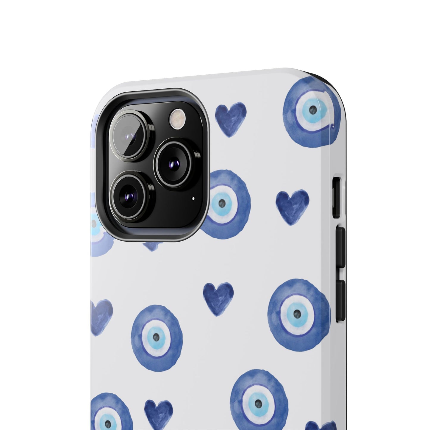 Blue Hearts with Protection Phone Case
