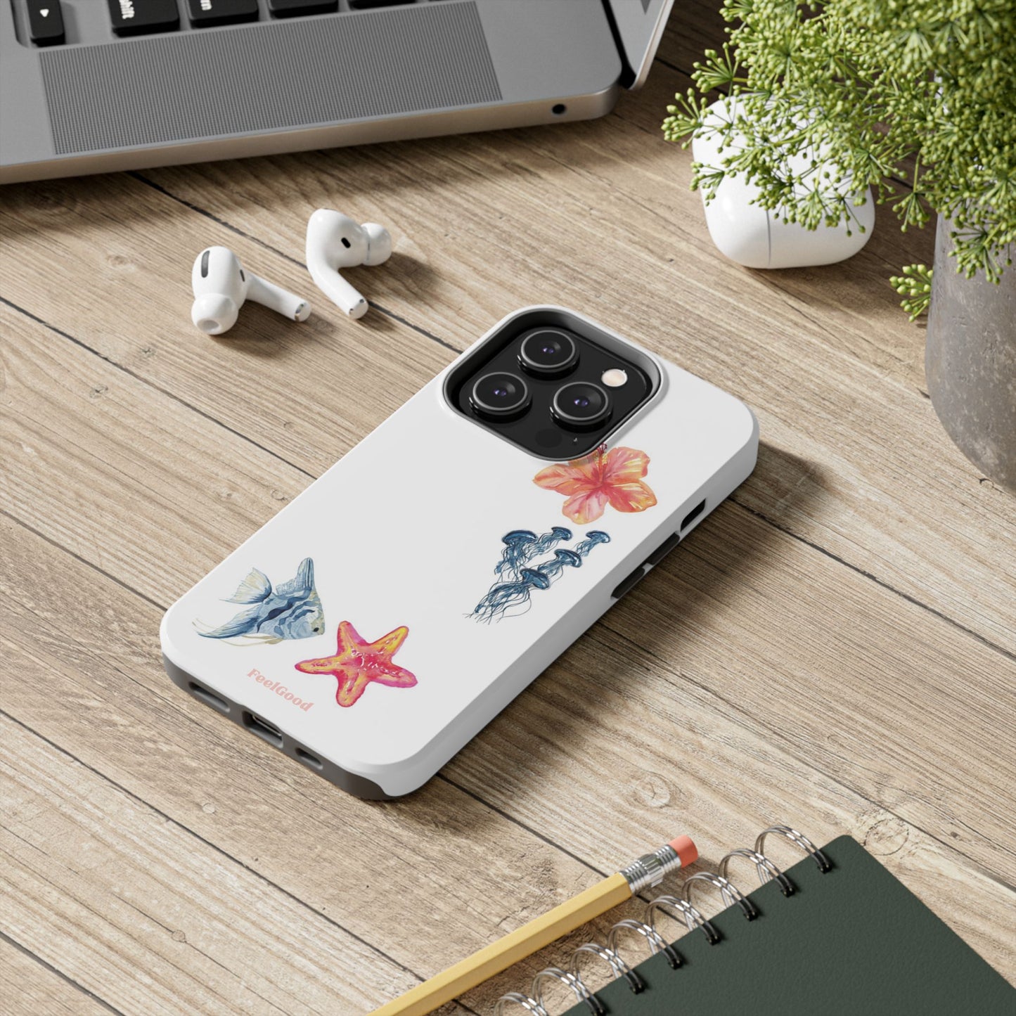 Tropical Ocean-Inspired Phone Case