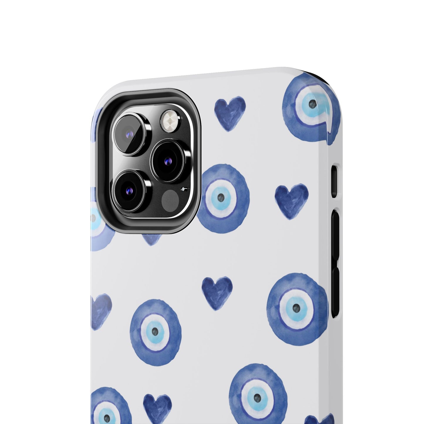 Blue Hearts with Protection Phone Case