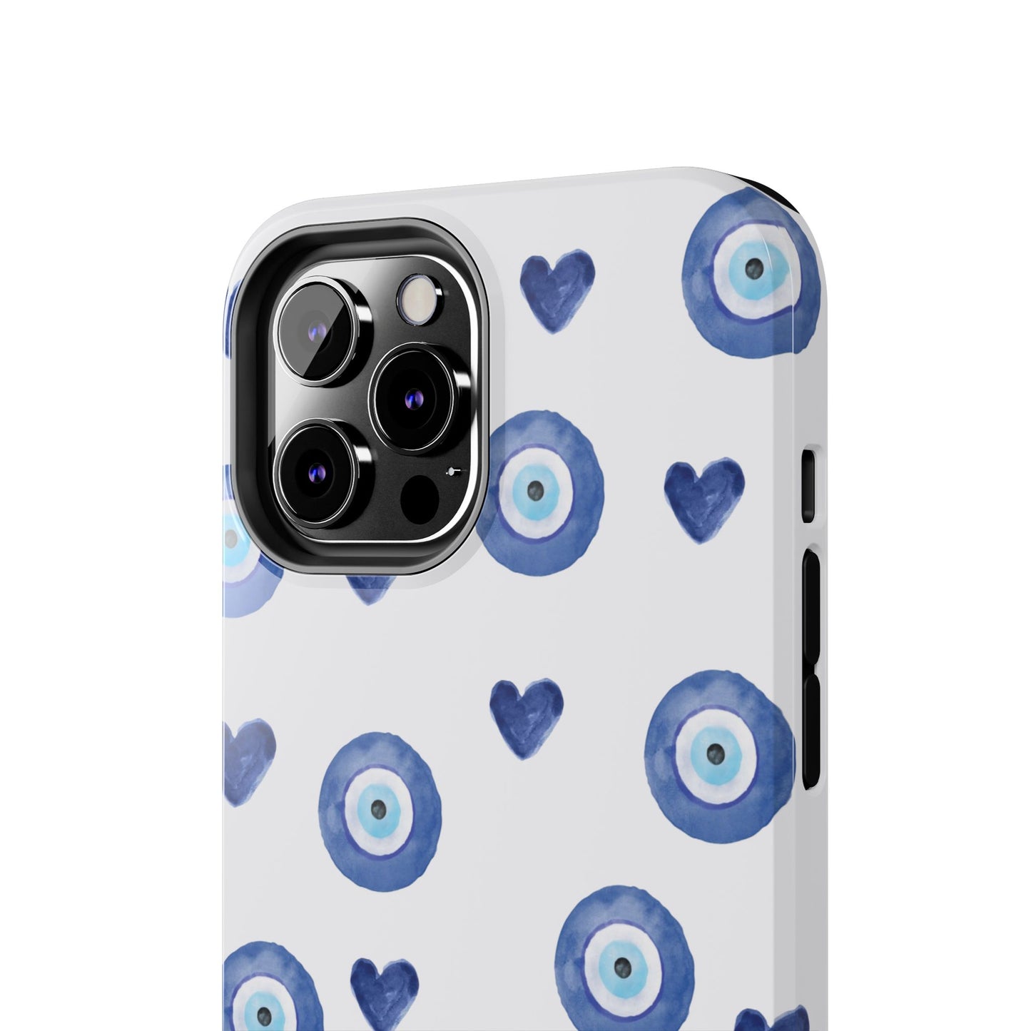 Blue Hearts with Protection Phone Case