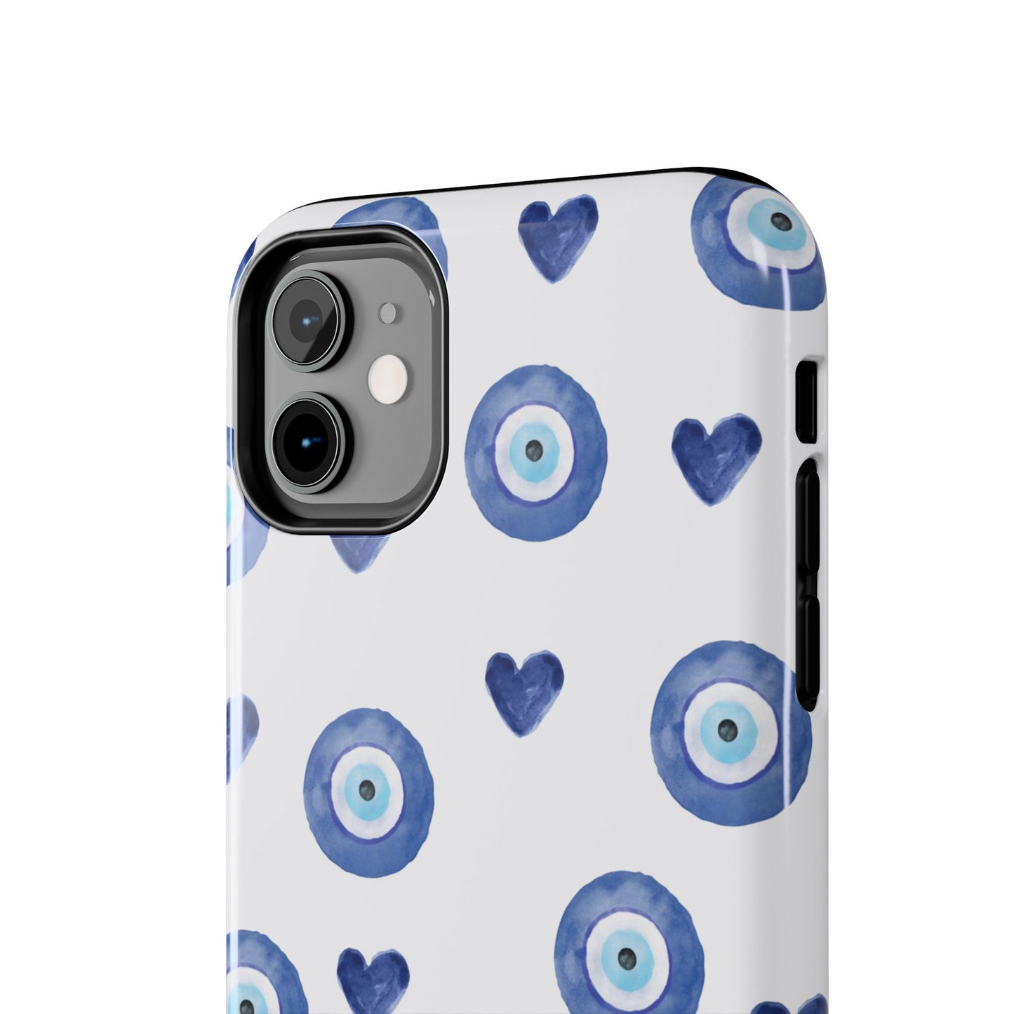 Blue Hearts with Protection Phone Case