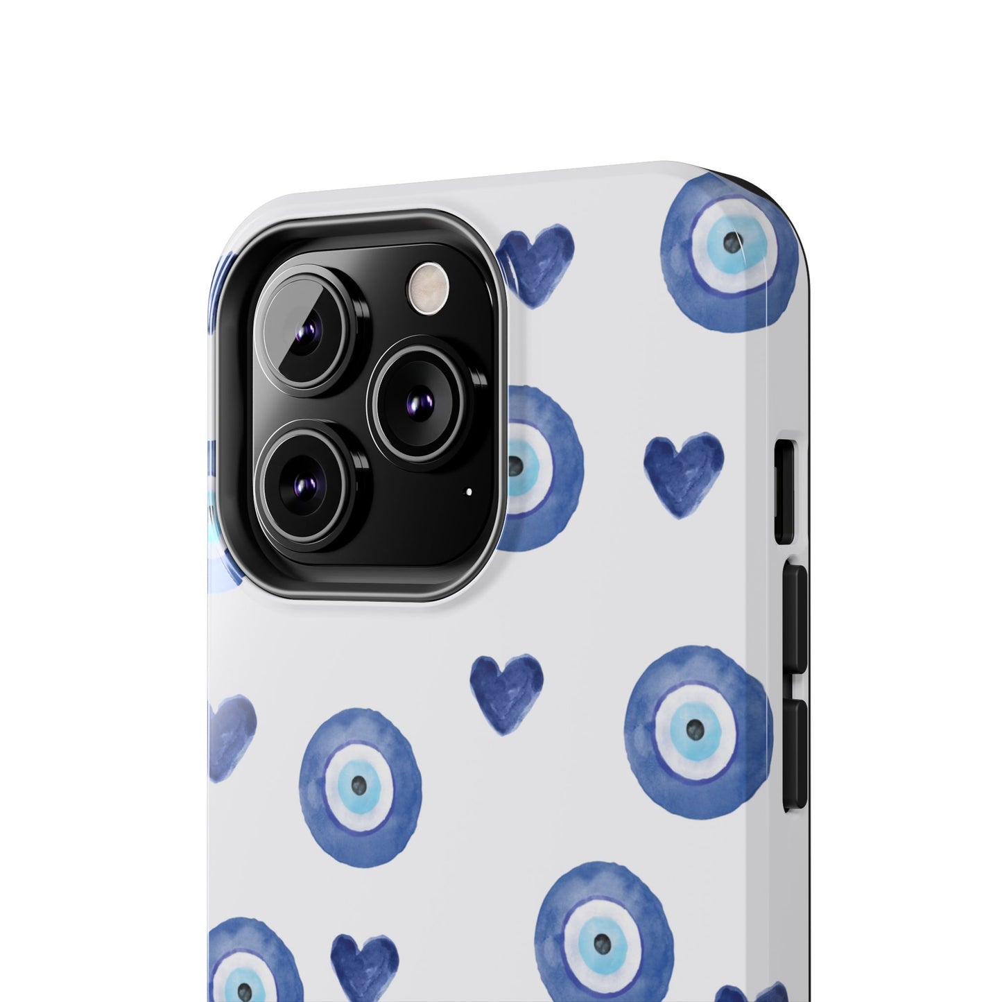 Blue Hearts with Protection Phone Case