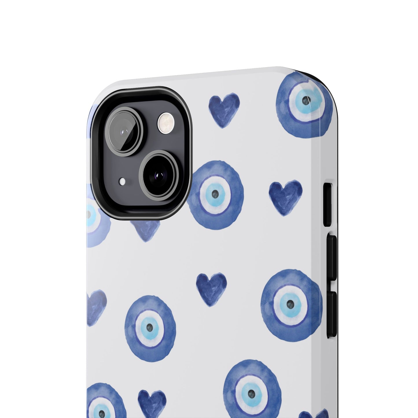 Blue Hearts with Protection Phone Case