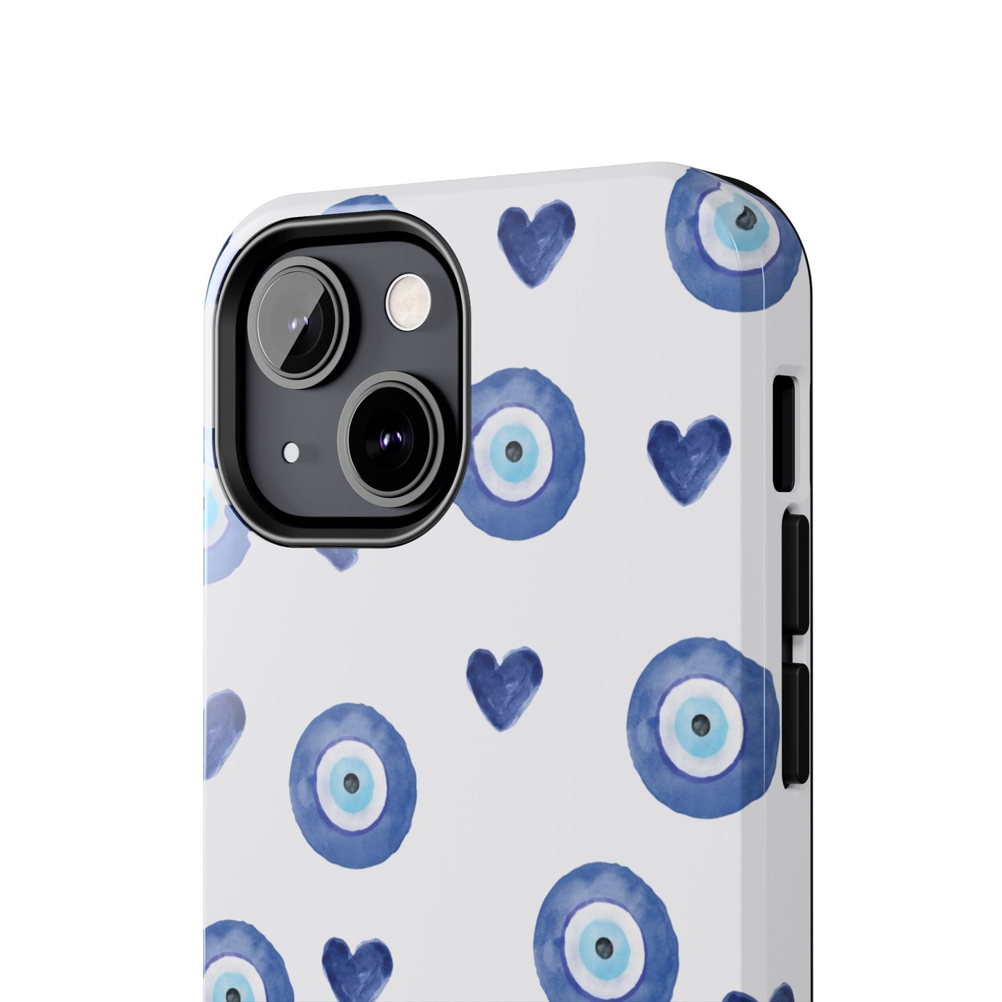 Blue Hearts with Protection Phone Case