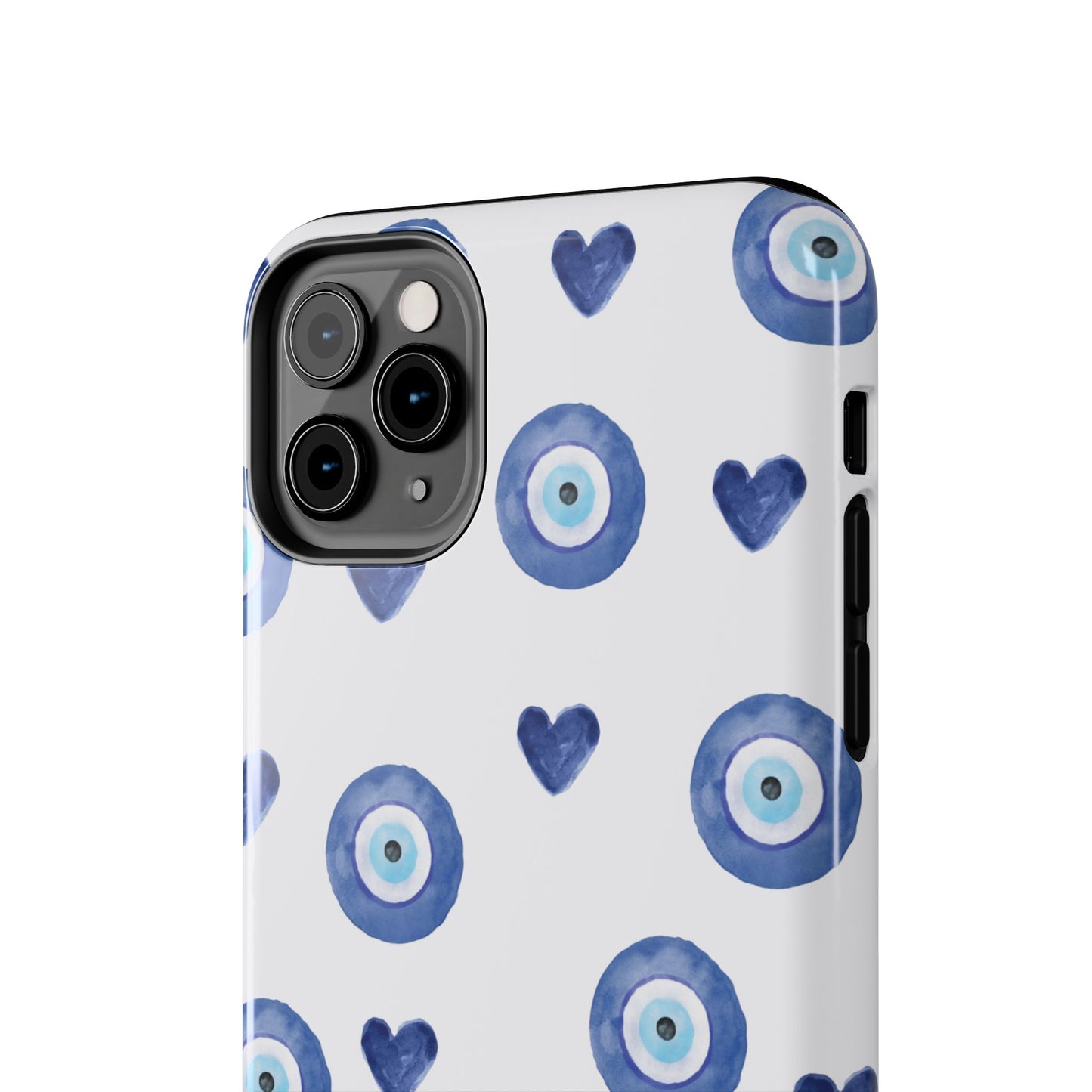 Blue Hearts with Protection Phone Case