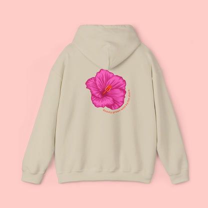 Hibiscus Flower Unisex Heavy Blend™ Hooded Sweatshirt