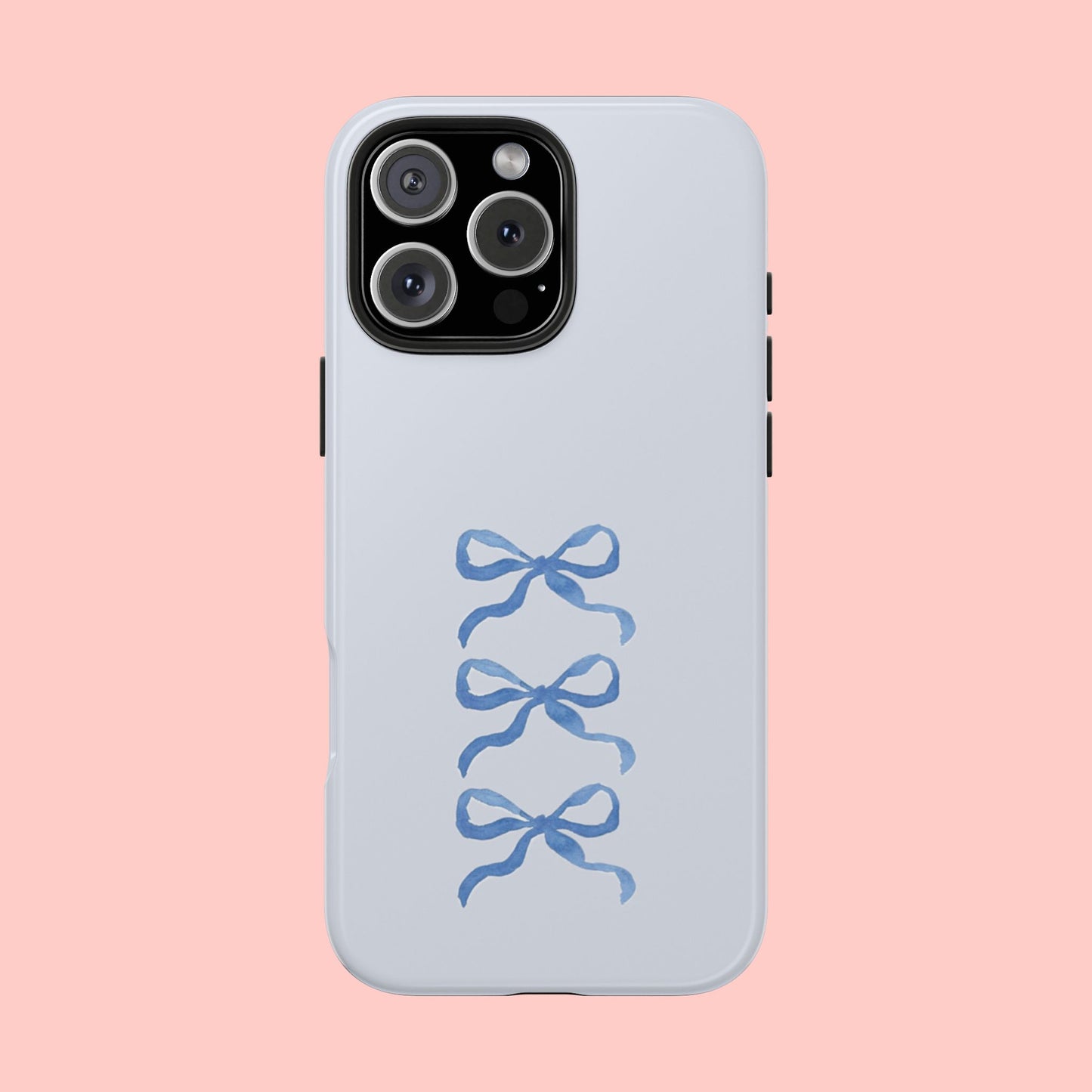 🎀 Blue Bow Phone Case