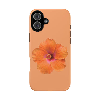 🌺 Orange Hibiscus Phone Case