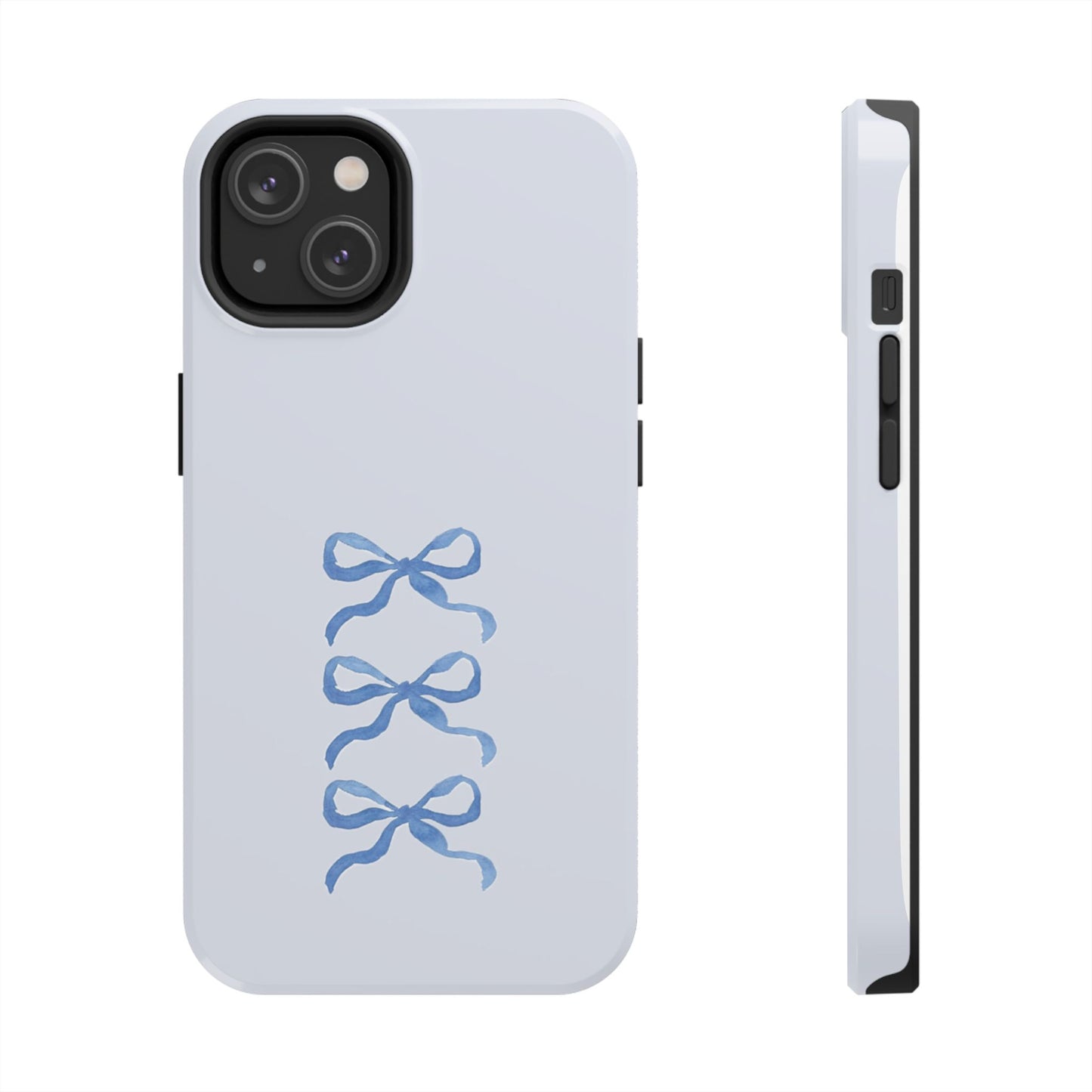🎀 Blue Bow Phone Case