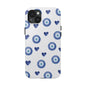 💙 Blue Hearts with Protection Phone Case