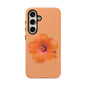 🌺 Orange Hibiscus Phone Case