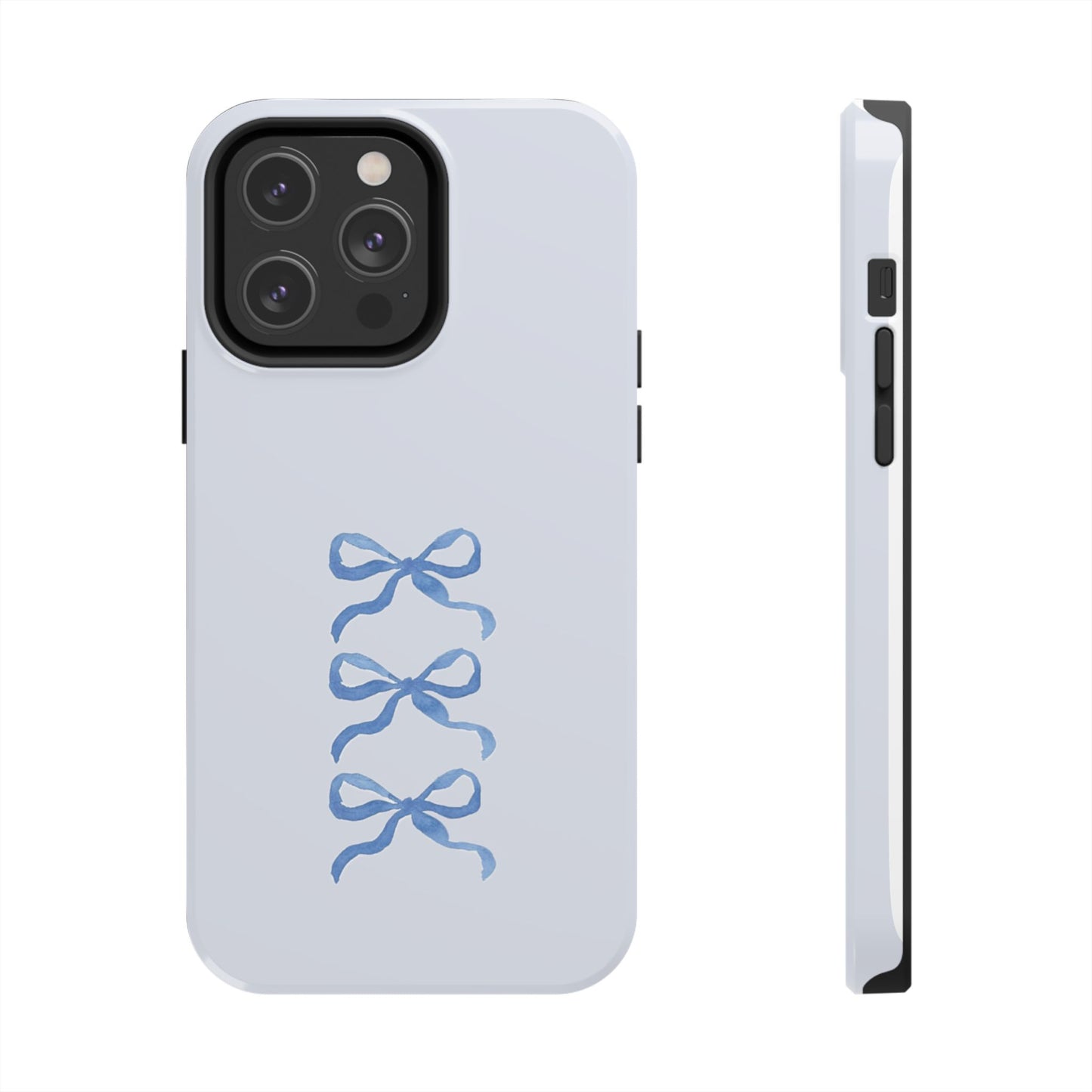 🎀 Blue Bow Phone Case