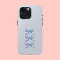 🎀 Blue Bow Phone Case