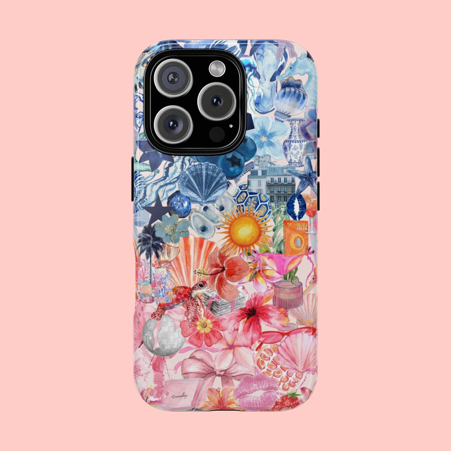 Flowers & Shells Phone Case