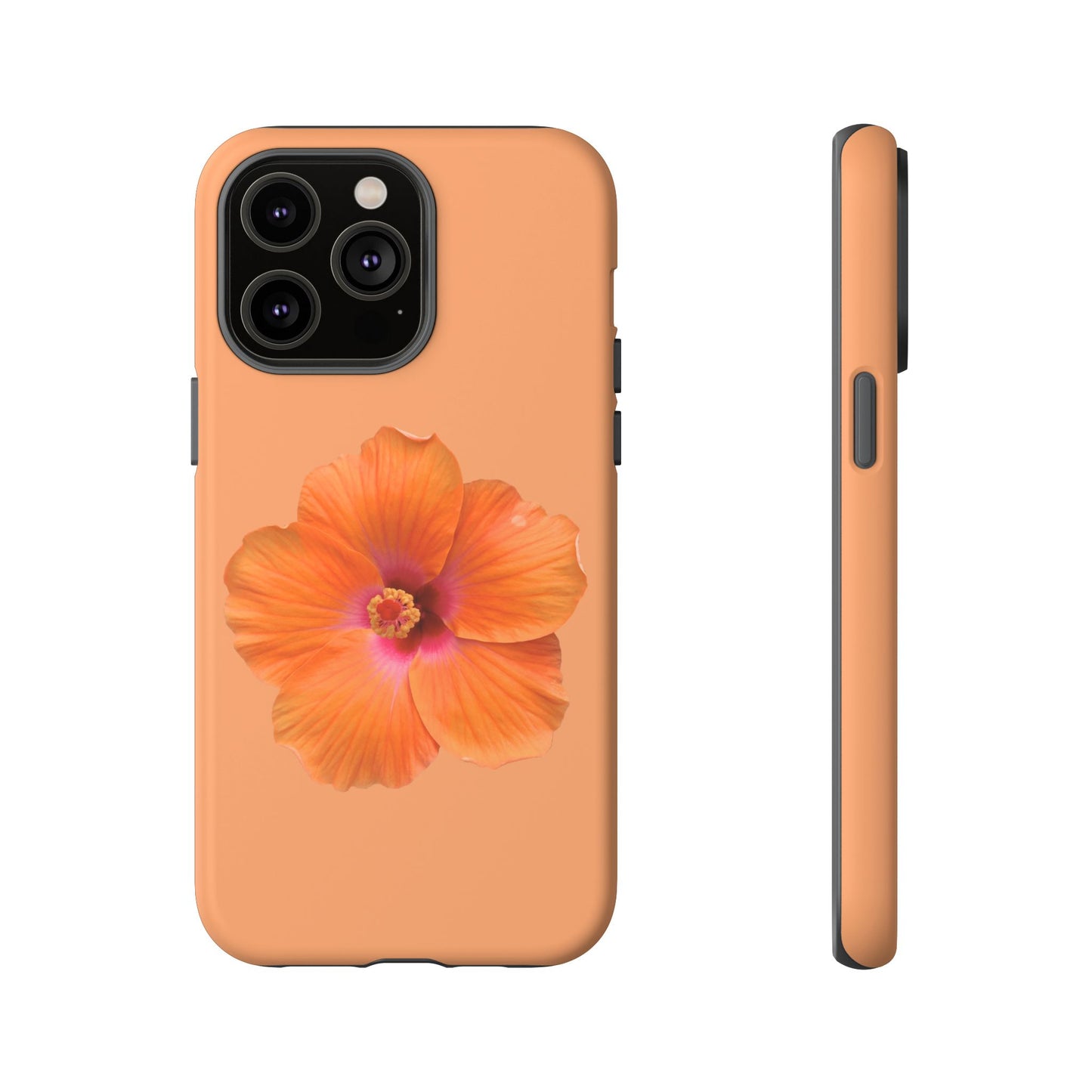 🌺 Orange Hibiscus Phone Case