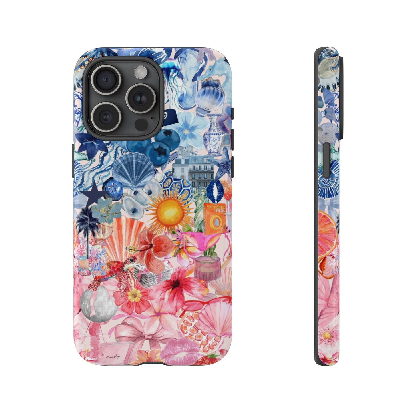 Flowers & Shells Phone Case