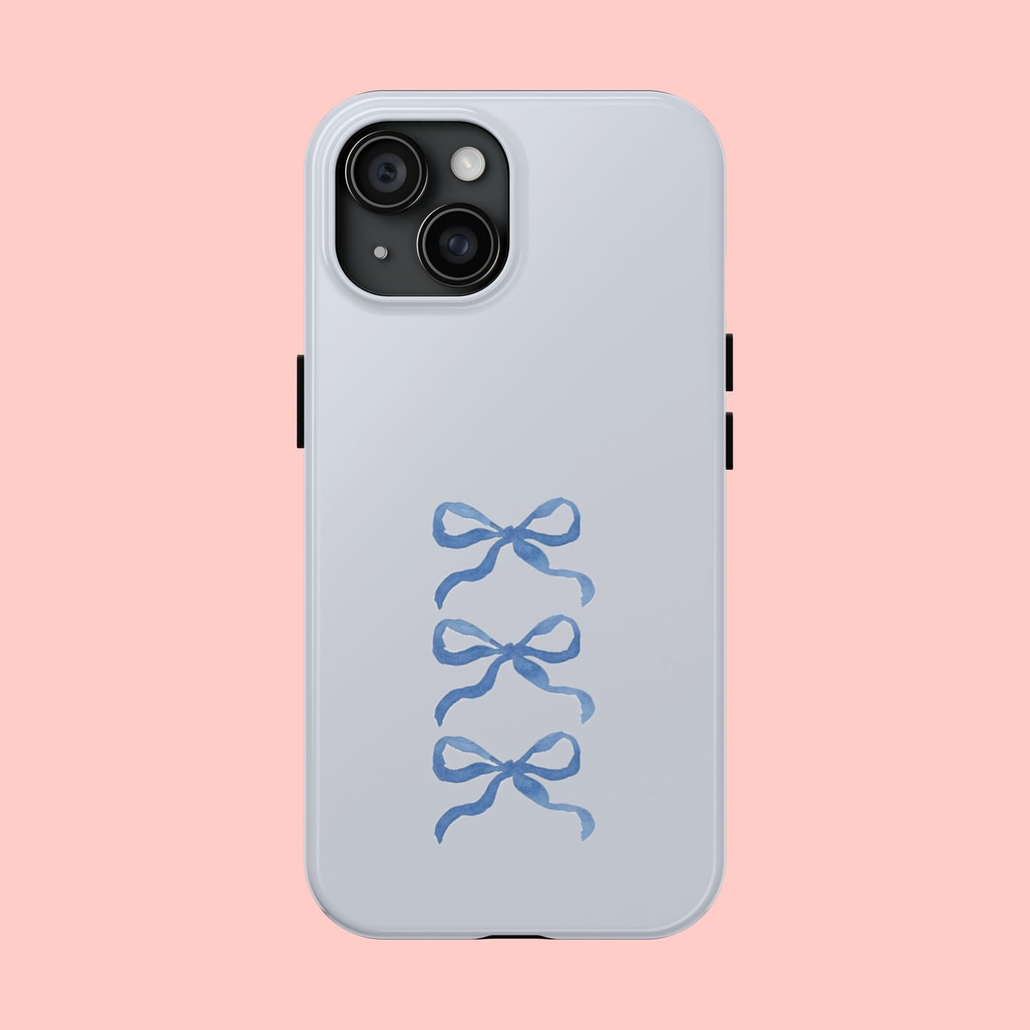 🎀 Blue Bow Phone Case