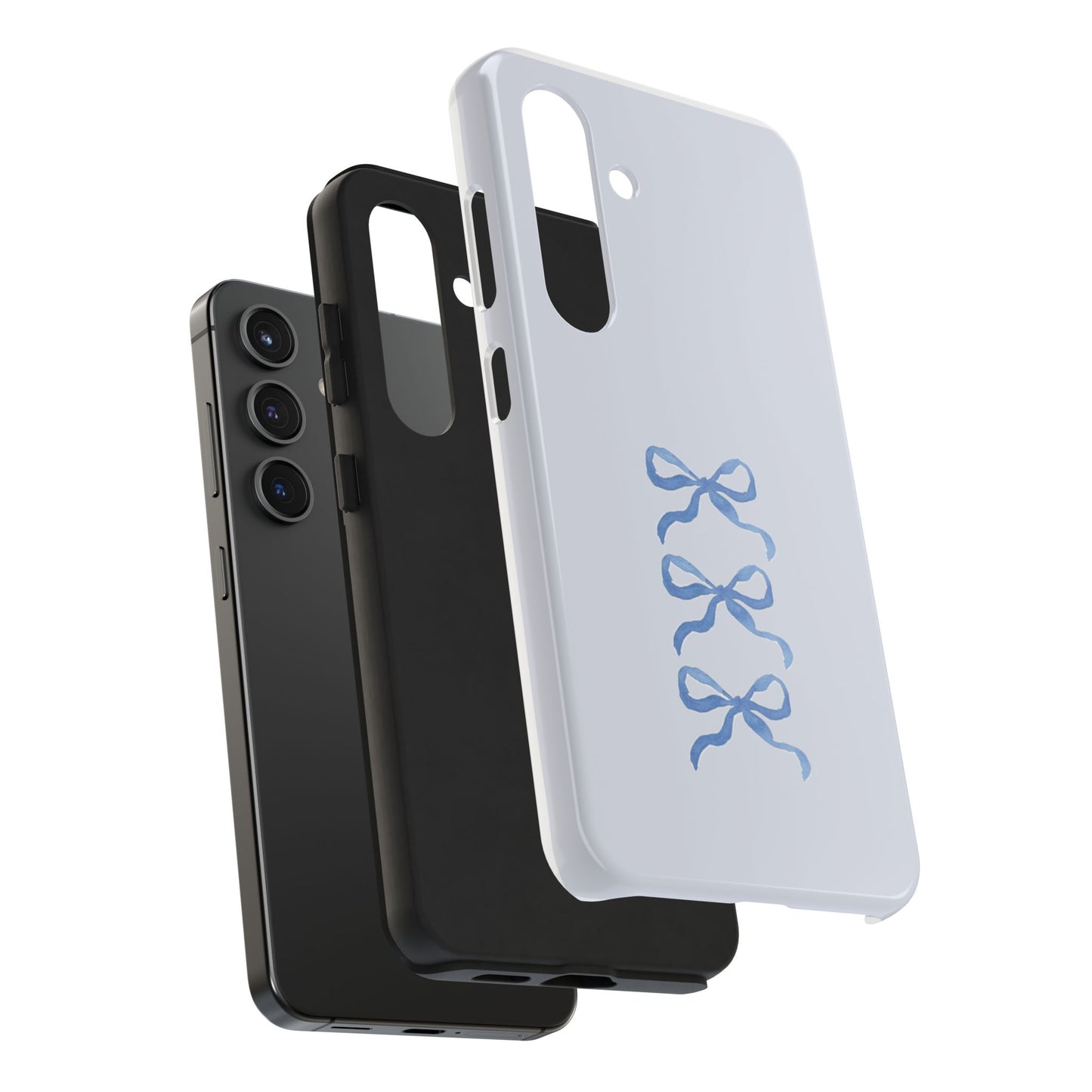 🎀 Blue Bow Phone Case