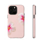 Floral Phone Case | Tough Cases, Flower Phone Cover, Pink Floral Design