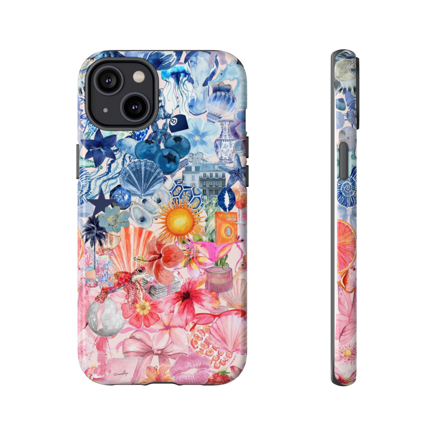 Flowers & Shells Phone Case
