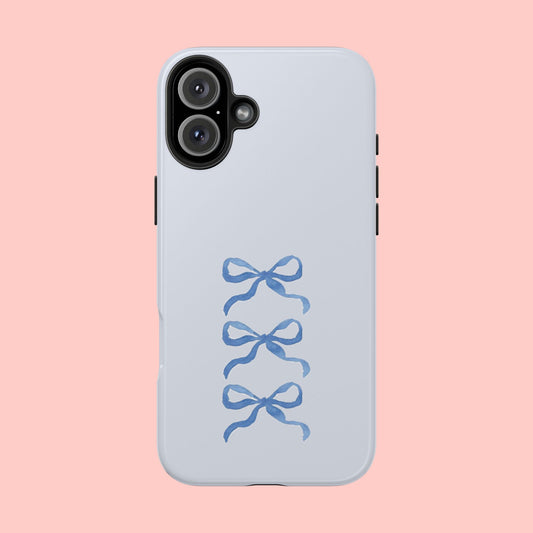 Blue Bow Phone Case