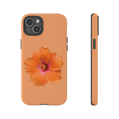 🌺 Orange Hibiscus Phone Case