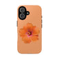 🌺 Orange Hibiscus Phone Case