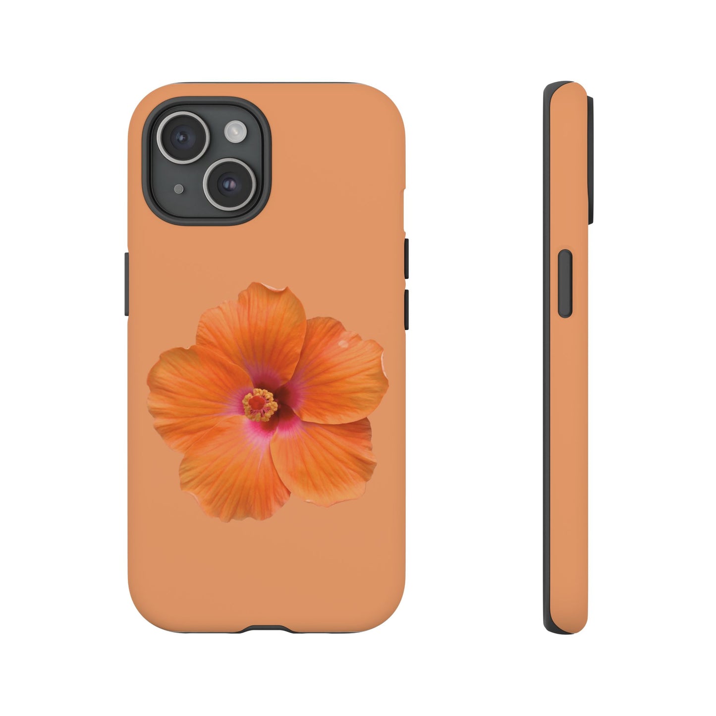 🌺 Orange Hibiscus Phone Case