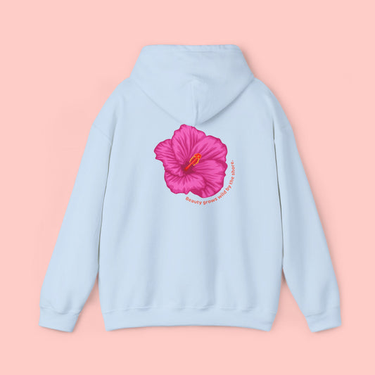 Hibiscus Flower Unisex Heavy Blend™ Hooded Sweatshirt