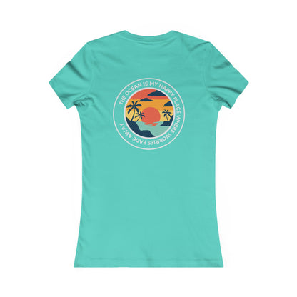 Ocean is My Happy Place - Women's T-Shirt