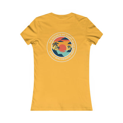 Ocean is My Happy Place - Women's T-Shirt