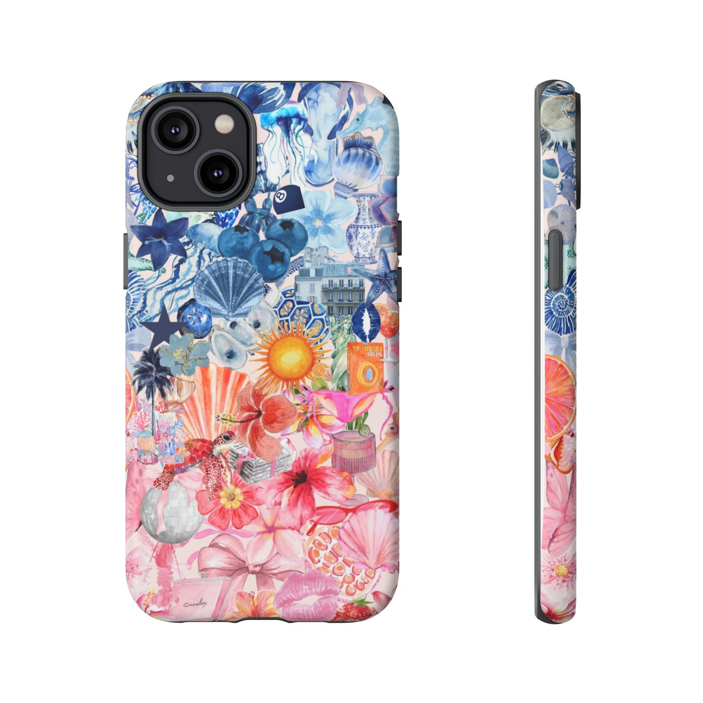 Flowers & Shells Phone Case