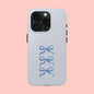 🎀 Blue Bow Phone Case