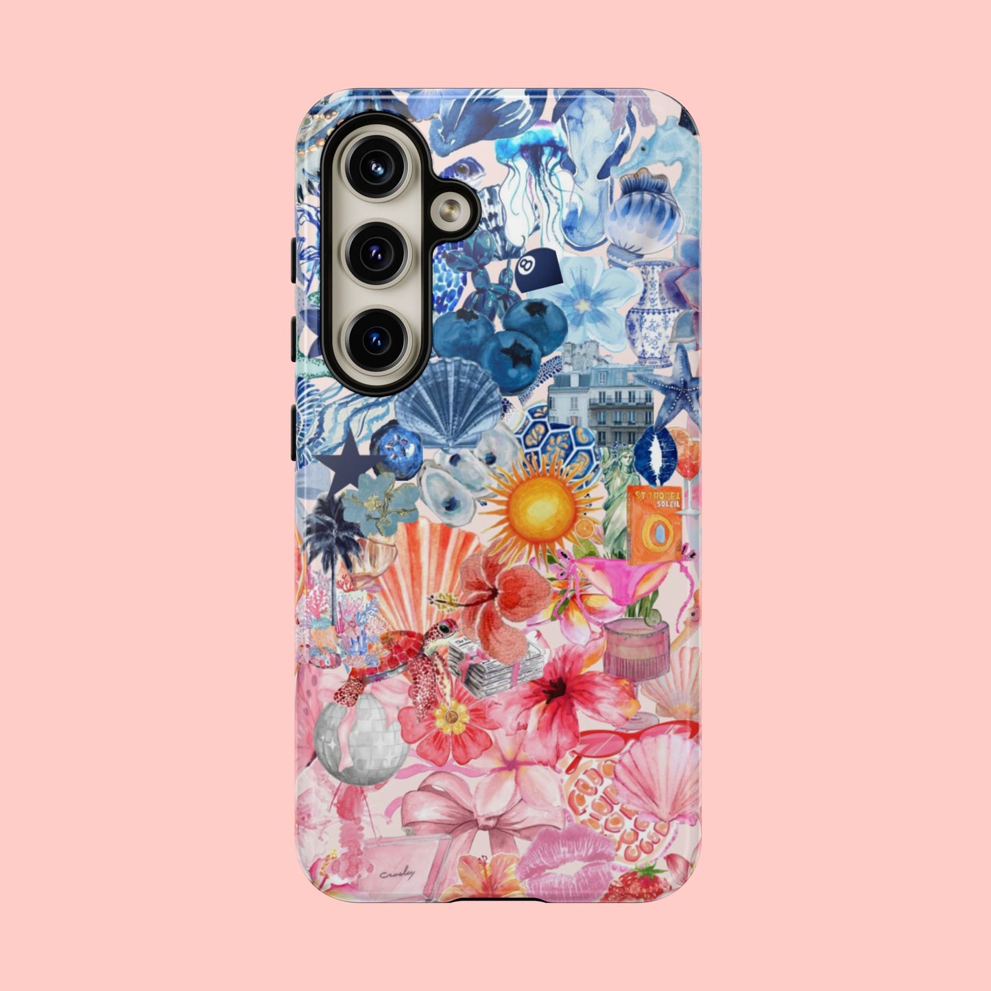 Flowers & Shells Phone Case