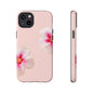 Floral Phone Case | Tough Cases, Flower Phone Cover, Pink Floral Design