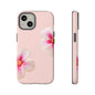 Floral Phone Case | Tough Cases, Flower Phone Cover, Pink Floral Design