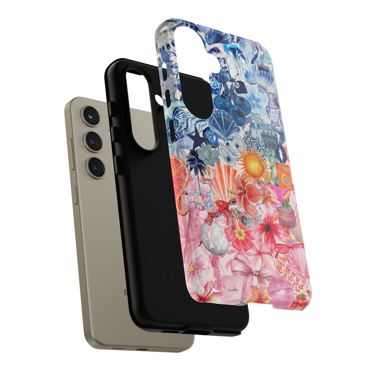 Flowers & Shells Phone Case