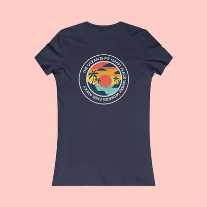 Ocean is My Happy Place - Women's T-Shirt