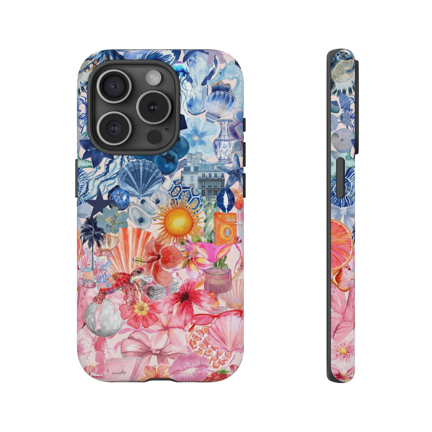 Flowers & Shells Phone Case