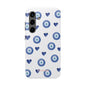 Blue Hearts with Protection Phone Case
