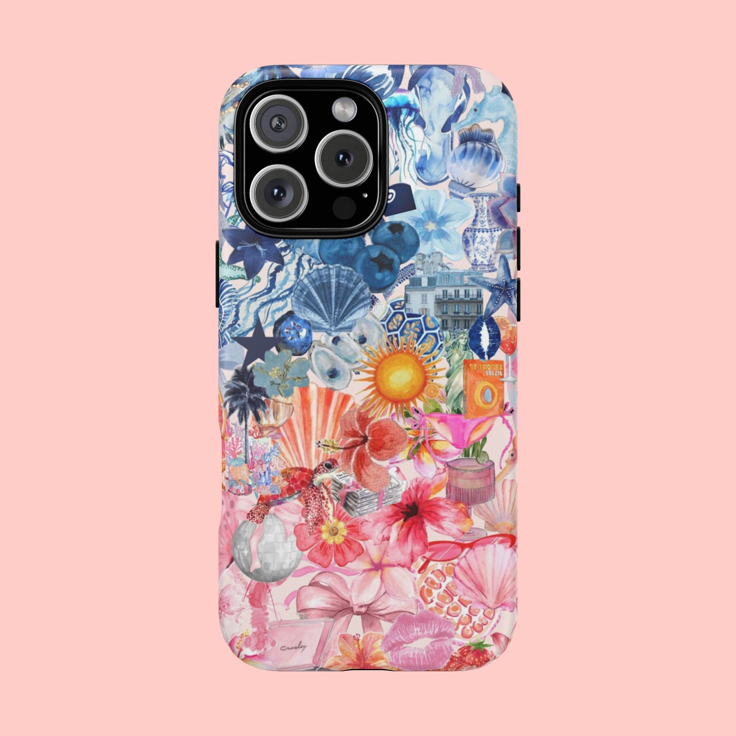 Flowers & Shells Phone Case