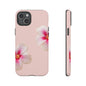 Floral Phone Case | Tough Cases, Flower Phone Cover, Pink Floral Design