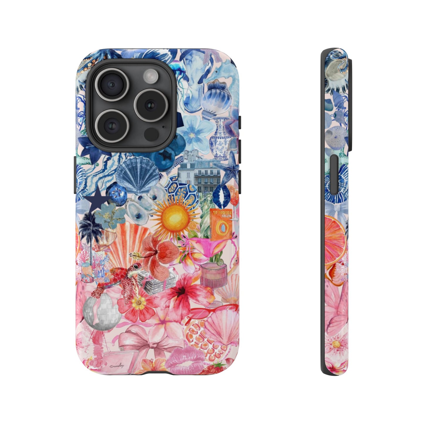 Flowers & Shells Phone Case