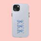 🎀 Blue Bow Phone Case