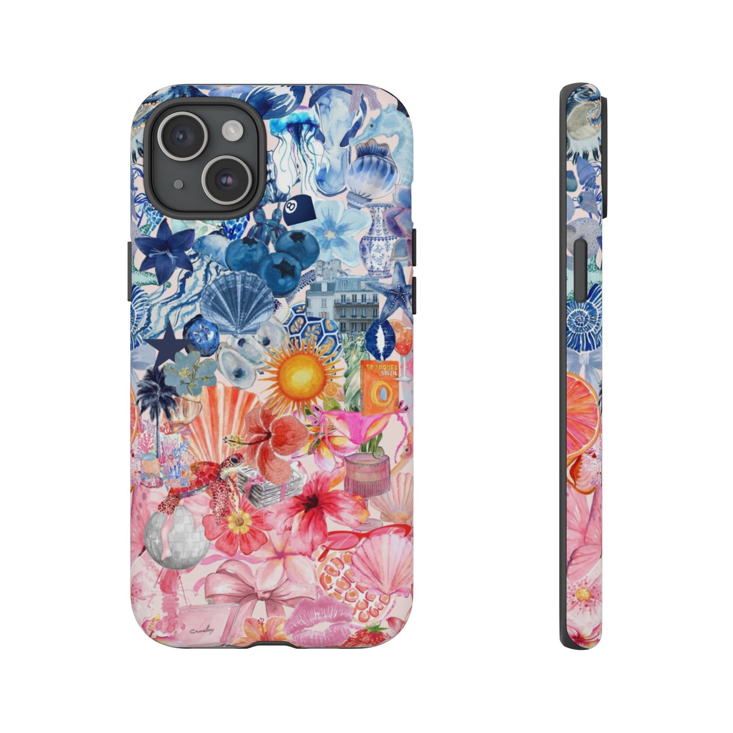 Flowers & Shells Phone Case