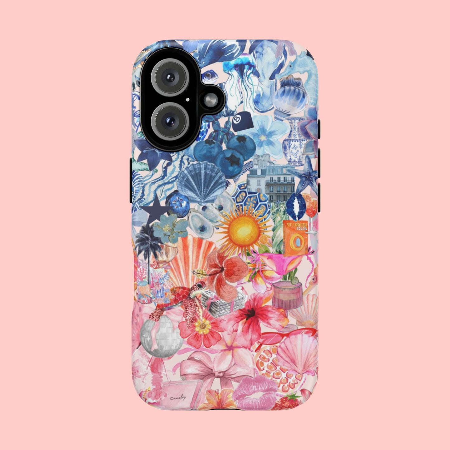 Flowers & Shells Phone Case