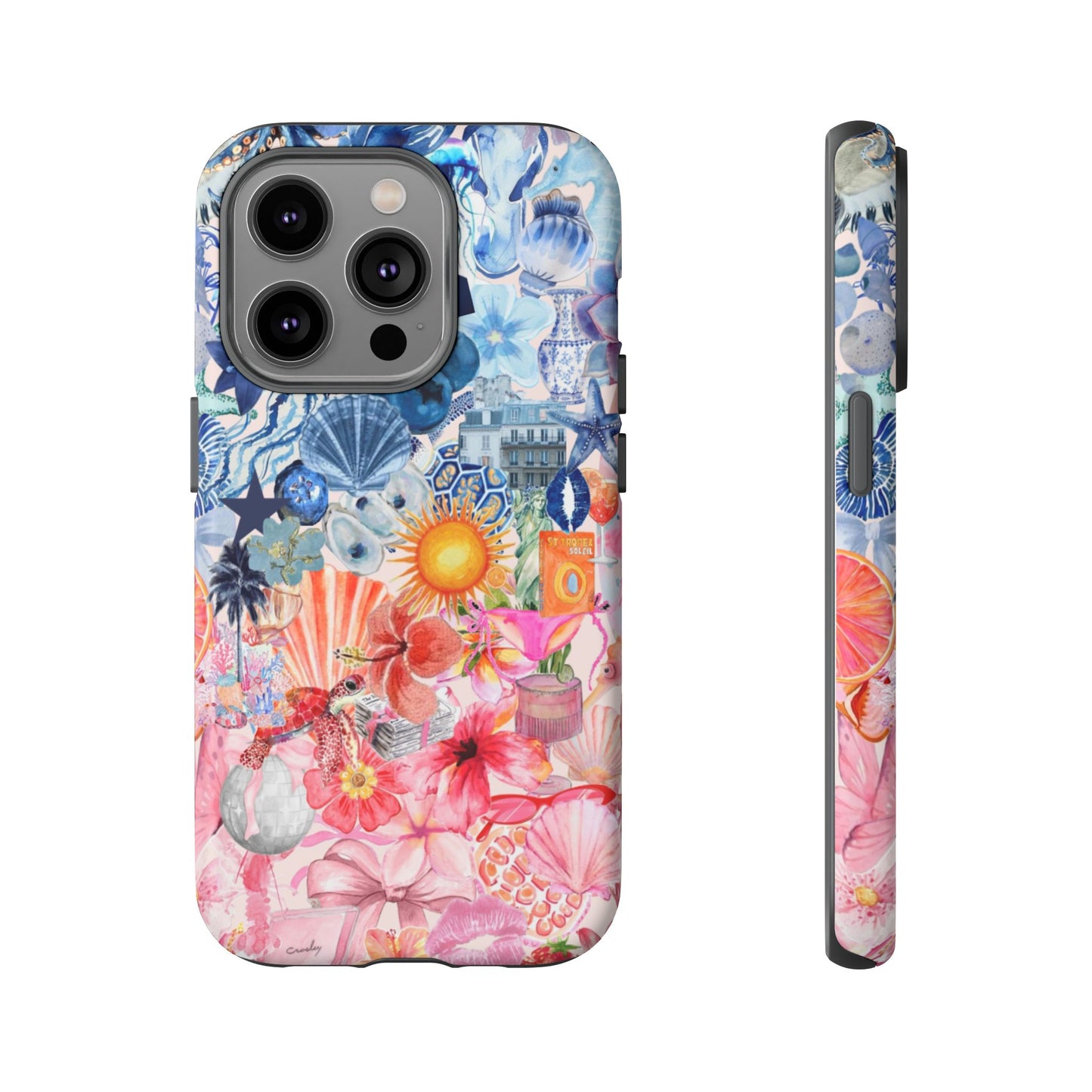 Flowers & Shells Phone Case
