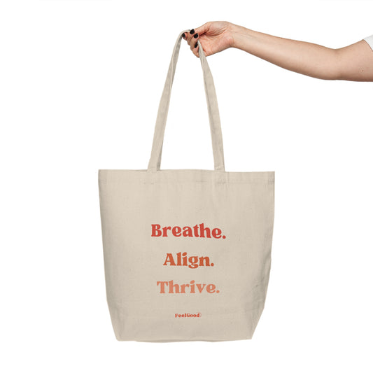 Breathe. Align. Thrive. - Canvas Tote